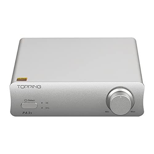 Topping PA3s Fully Balanced Amplifier MA12070 x 2 Verstärker RCA TRS Class D Amp 80 W x 2 Leistungsverstärker für DX3Pro+ Silber Topping PA3s Fully Balanced Amplifier MA12070 x 2 Verstärker RCA TRS Class D Amp 80 W x 2 Leistungsverstärker für DX3Pro+ Silber von KGUSS