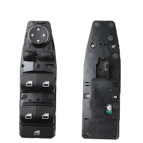 61319241956 61319241955 6 Pins Power Elektrische Master Fenster Schalter for BMW 5 6 Serie F06 F07 F10 F11 X3 F25(Black 6131-9241-955) von KHBBDV