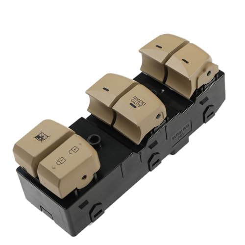 935703X000 93570-3X000 Fenster Elektrische Schalter 93570-3X030 93570-3X031 for Hyundai Elantra Lang Bewegen 2012-2016(Beige) von KHBBDV