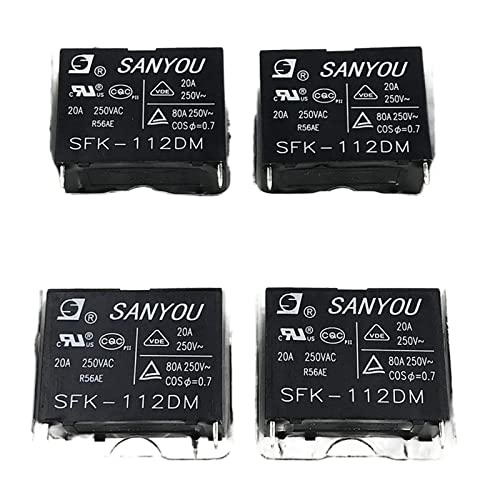 1 Stücke Original Relais SFK-112DM 12VDC 20A 250VAC 4 Pins Klimaanlage Relais kann JQX-102F HF102F-12V G4A-1A-E-12V ersetzen KHzIgRdY von KHIRY