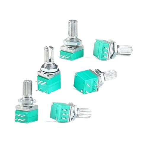 5 stücke B5K B10K B50K B100K B500K RK097 RV097NS Audio Verstärker Versiegelt Linear Volumen Potentiometer Widerstand 15mm Welle 3/5/6/8pins KHzIgRdY (Size : RV097NS 5PIN 100K) von KHIRY