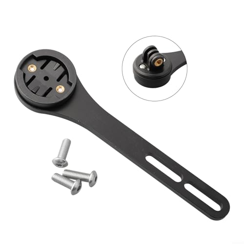 Fahrradcomputer-Halterung aus Aluminiumlegierung für Garmin und Bryton Geräte, stabile Lenker-Montagelösung (für Cateye) von KHIronHive