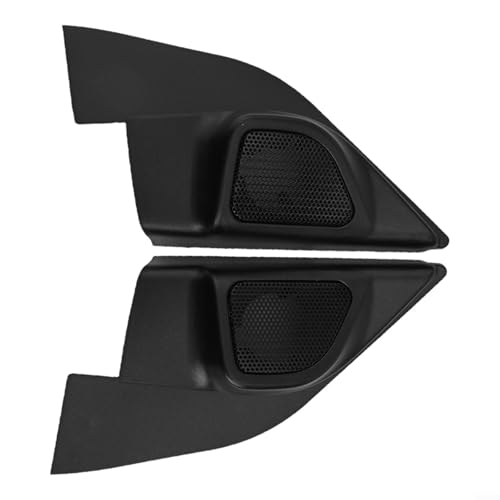 KHIronHive Sunny A-Säule Lautsprecherabdeckung Halterungen schwarz ABS Autotür Dreieck Audio Hochtöner Abdeckungen Direkte Installation 2 Stück Set von KHIronHive
