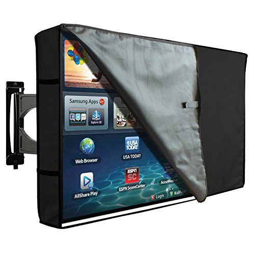 KHOMO GEAR Hülle Bezug für Fernsehen Wetterfestes Cover für TV Schutz für den Maßen 36 37 38 Zoll für LCD, LED, OLED und Plasmageräte Kompatibel mit Standardständern - Schwarz Black 36-38 KHOMO GEAR Hülle Bezug für Fernsehen Wetterfestes Cover für TV Schutz für den Maßen 36 37 38 Zoll für LCD, LED, OLED und Plasmageräte Kompatibel mit Standardständern - Schwarz Black 36-38 von KHOMO GEAR