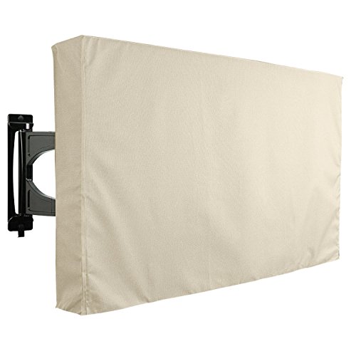 KHOMO GEAR Hülle Bezug für Fernsehen Wetterfestes Cover für TV Schutz für den Maßen 40 41 42 Zoll für LCD, LED, OLED und Plasmageräte Kompatibel mit Standardständern - Beige 40 - 42 KHOMO GEAR Hülle Bezug für Fernsehen Wetterfestes Cover für TV Schutz für den Maßen 40 41 42 Zoll für LCD, LED, OLED und Plasmageräte Kompatibel mit Standardständern - Beige 40 - 42 von KHOMO GEAR