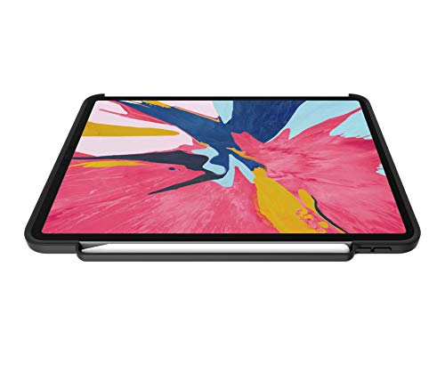 KHOMO Schutzhülle für iPad Pro 11 (2018), ultradünn und leicht, kompatibel mit Tastatur und Apple Pencil 2 mit Ladegerät, Dunkelgrau von KHOMO