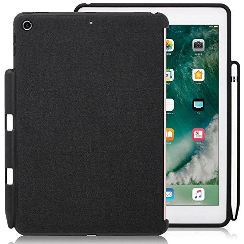 KHOMO - iPad 9.7 Inch Case (2017 & 2018) with Pencil Holder - Companion Cover - Perfect Match for Apple Smart Keyboard and Cover von KHOMO