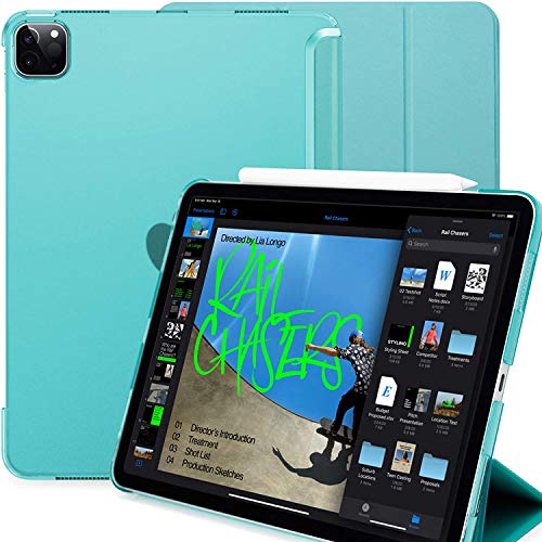 KHOMO iPad Pro 11 2020 Hülle (2. Gen.) Case Gehäuse mit Doppeltem Schutz Ultra Dunn und Super Leicht Smart Cover Schutzhülle - Mint Grün von KHOMO