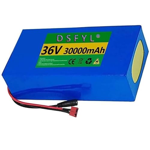 36 V 10 Ah 15 Ah 18 Ah 25 Ah 30 Ah Ebike Akku, Elektrofahrrad Lithium-Ionen-Pack mit BMS für 250 W – 800 W (XT90) von KHUKHU