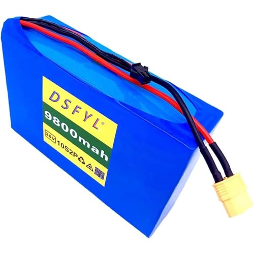 36 V 9,8 Ah 10S2P Lithium-Batterie, für Elektrofahrräder mit BMS-Board, Roller bis zu 500 W, kommt mit Ladegerät T 36 V 9,8 Ah 10S2P Lithium-Batterie, für Elektrofahrräder mit BMS-Board, Roller bis zu 500 W, kommt mit Ladegerät T von KHUKHU