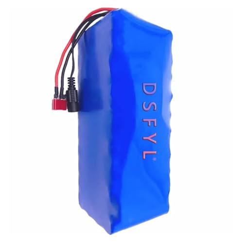 Fahrradbatterie, 36V 100Ah Pack 500W High Power E-Bike Elektrofahrrad BMS + 42V 2A Ladegerät, Kurzschluss verhindern Fahrradbatterie, 36V 100Ah Pack 500W High Power E-Bike Elektrofahrrad BMS + 42V 2A Ladegerät, Kurzschluss verhindern von KHUKHU
