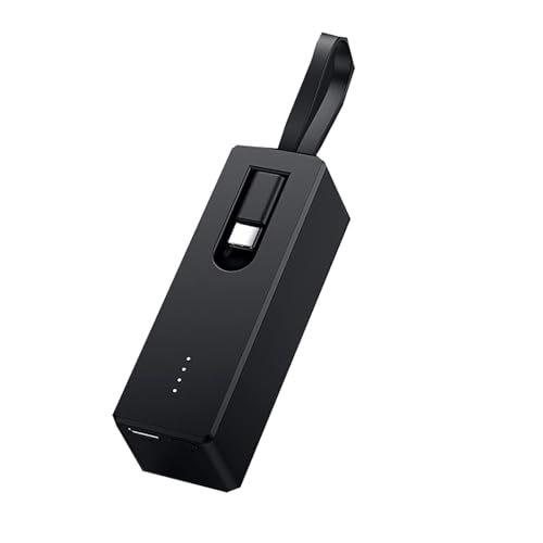 KHUKHU Mini Power Bank 5000mAh 45W Externer Akku Schnellladung Tragbares Ladegerät mit Notkabel für Smartphones, Tablets usw. KHUKHU Mini Power Bank 5000mAh 45W Externer Akku Schnellladung Tragbares Ladegerät mit Notkabel für Smartphones, Tablets usw. von KHUKHU