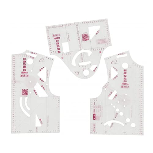 3propes Clear Sewing Lineal Multipurpose Gebogene Lineal Kleidungs Lineal Vorlagen Muster Miser Messwerkzeug 3propes Clear Sewing Lineal Multipurpose Gebogene Lineal Kleidungs Lineal Vorlagen Muster Miser Messwerkzeug von KHZen