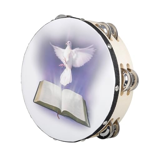 Bibel Doppelreihe Glocken Hand Drum Bells Musikinstrument Rhythmus Percussion Für Erwachsene Kinder Bibel Doppelreihe Glocken Hand Drum Bells Musikinstrument Rhythmus Percussion Für Erwachsene Kinder von KHZen
