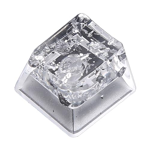 Gaming Schlüsselkaps Langlebiger Transparenter Harz Silberfolie Keycap OEM Profil Für Die Schlüsselkappe Für Die Mechanische Tastatur MX Gaming Schlüsselkaps Langlebiger Transparenter Harz Silberfolie Keycap OEM Profil Für Die Schlüsselkappe Für Die Mechanische Tastatur MX von KHZen