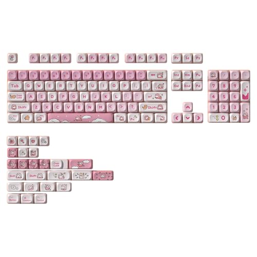 KHZen 129 Tastenschlüsselkaps Für Mechanische Tastaturen Personalisieren Tippen des Faulen Tastenkapitals Tastatursatzes KHZen 129 Tastenschlüsselkaps Für Mechanische Tastaturen Personalisieren Tippen des Faulen Tastenkapitals Tastatursatzes von KHZen