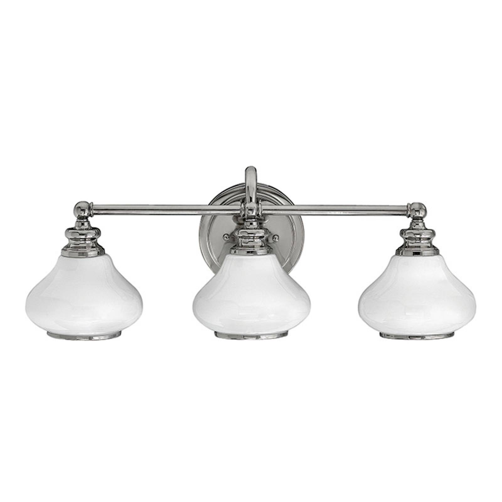 Chromfarbene Opalglas-Wandlampe Ainsley fürs Bad Chromfarbene Opalglas-Wandlampe Ainsley fürs Bad von KICHLER