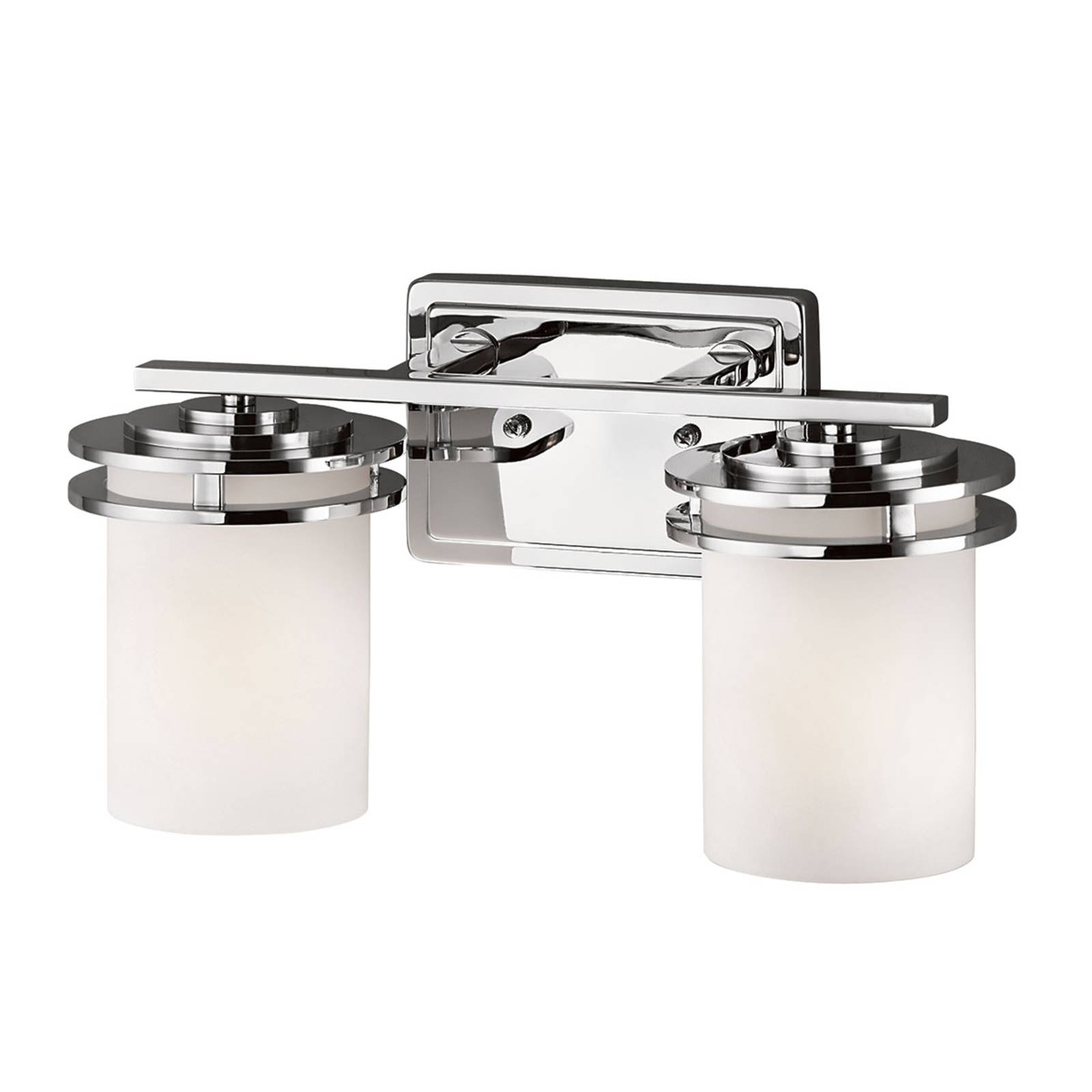 LED-Wandleuchte Hendrik IP44 Chrom/Glas, 2-flammig LED-Wandleuchte Hendrik IP44 Chrom/Glas, 2-flammig von KICHLER