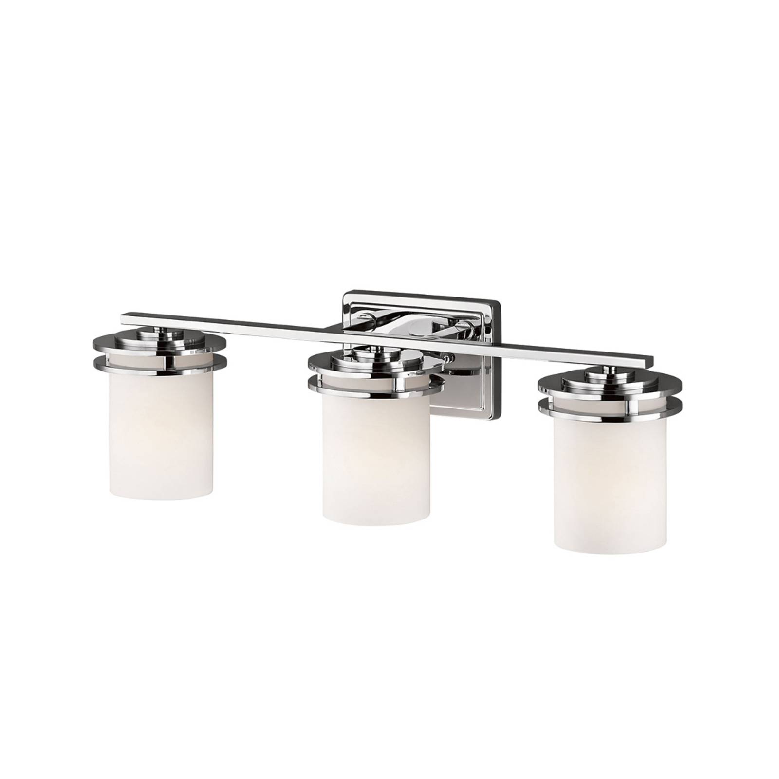 LED-Wandleuchte Hendrik IP44 Chrom/Glas, 3-flammig LED-Wandleuchte Hendrik IP44 Chrom/Glas, 3-flammig von KICHLER