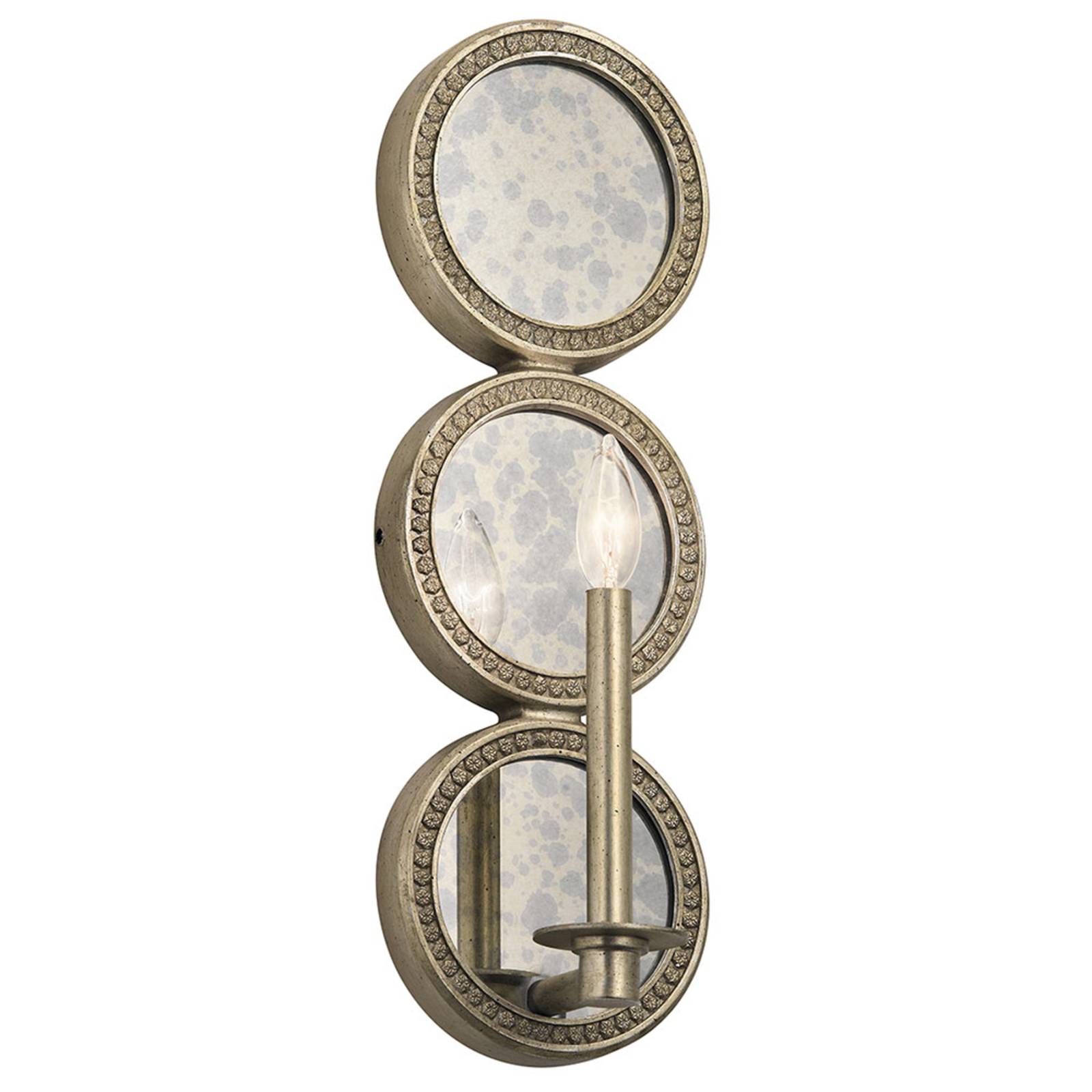 Wandlampe Rosalie mit antik strukturiertem Glas Wandlampe Rosalie mit antik strukturiertem Glas von KICHLER
