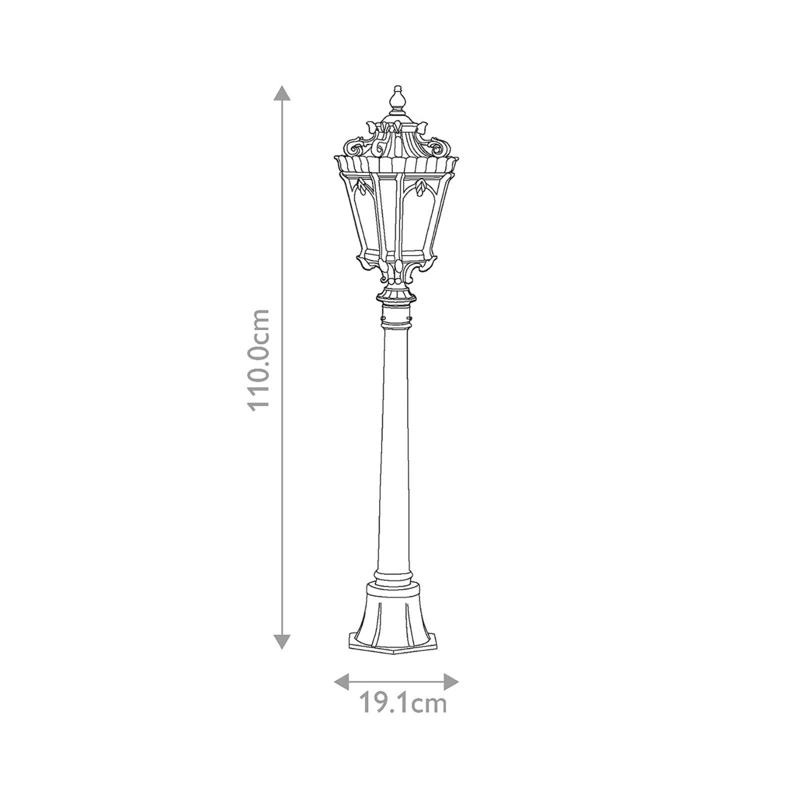Wegeleuchte Tournai, Höhe 110 cm, Aluminium, Glas Wegeleuchte Tournai, Höhe 110 cm, Aluminium, Glas von KICHLER