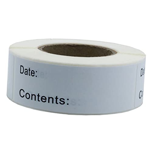 KICHOUSE 1 Rolle Rekorddatum Aufkleber Einfügen großbuchstaben aufkleber wiederverwendbar Etiketten Aufkleber farbig sortiment klasek decor DIY klassifizierte Paste DIY-Index-Aufkleber Weiß von KICHOUSE
