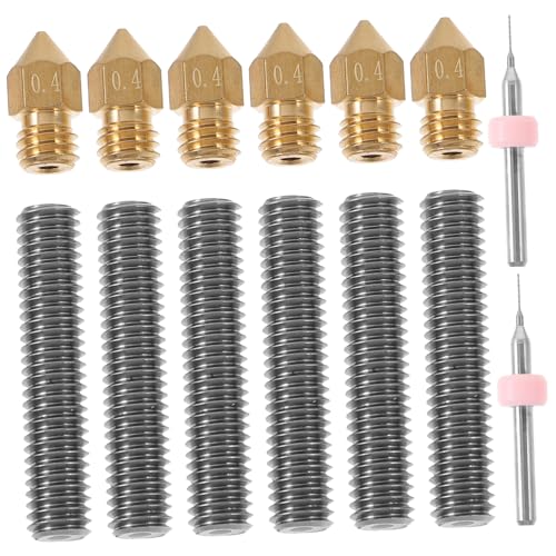 KICHOUSE 1 Satz 14 Stück Druckerzubehör 3d Drucker Zubehör 3d-druckerteile Extruderdüse Zufällige Farbe KICHOUSE 1 Satz 14 Stück Druckerzubehör 3d Drucker Zubehör 3d-druckerteile Extruderdüse Zufällige Farbe von KICHOUSE