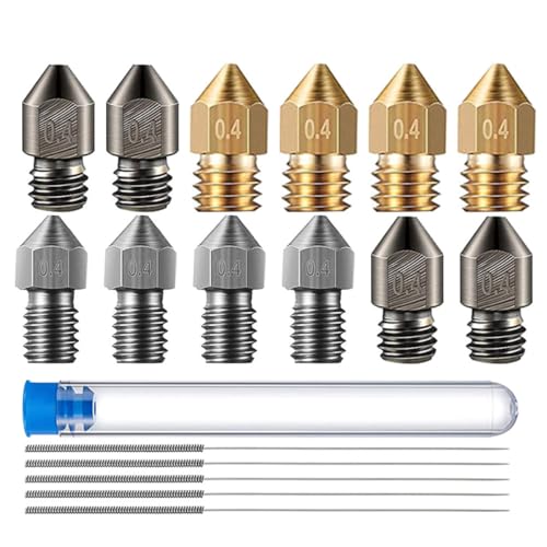 KICHOUSE 1 Satz 3D-Druckerdüse ausstecher rentier inoxlm Druckkopf Düse Druckkopf Zubehör nozzle set bläser 0,4 mm Druckkopf Extruderdüse 0,4 mm Druckerdüse Düse für 3D-Druckerteile Messing von KICHOUSE