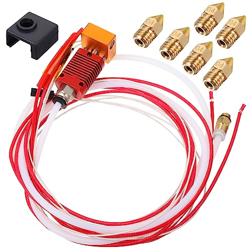 KICHOUSE 1 Satz 3D Druckerteile 3D Druckerdüsen Kit Düse Für Drucker 3D Druckeradapter Druckerdüse Und Schlauch Druckerzubehör Zum Ersetzen Von Druckerzubehör 3D Druckerschläuche Aus von KICHOUSE