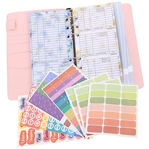 KICHOUSE 1 Satz Binder Hauptbuch Notizbuch Kosten Notizblock Notizbücher Budget -tracker Budgetbindemittel Für Budgetierung Papier von KICHOUSE