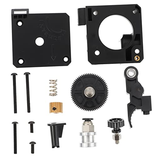 KICHOUSE 1 Satz Extruder Hochgeschwindigkeitsfilament 3D Drucker 3D-Druckergerät 3D-Drucker-Armaturen 3D-Druckerteile 3D-Drucker-Toolkit Zubehör für 3D-Drucker Edelstahl Black von KICHOUSE