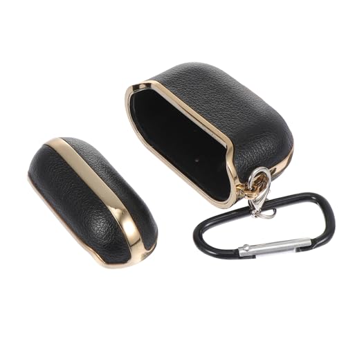 KICHOUSE 1 Satz Kopfhörer Fall Ohrkasten Erwachsene Ohrstöpsel Tragbare Kopfhörerhülle Kopfhörer-schutzhülle Anti-Fall-ohrhörerschale Staubdichte Kopfhörertasche Luft Black TPU von KICHOUSE