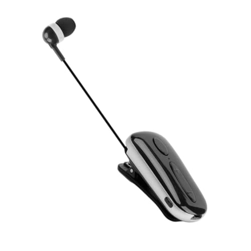 KICHOUSE 1 Satz -kopfhörer Kabellose Kopfhörer Ohrhörer Drahtlos Ohrstöpsel Headset Ohrenstöpsel Kabelloser Hörer Ansteckkopfhörer Sport Kopfhörer Black Abs von KICHOUSE