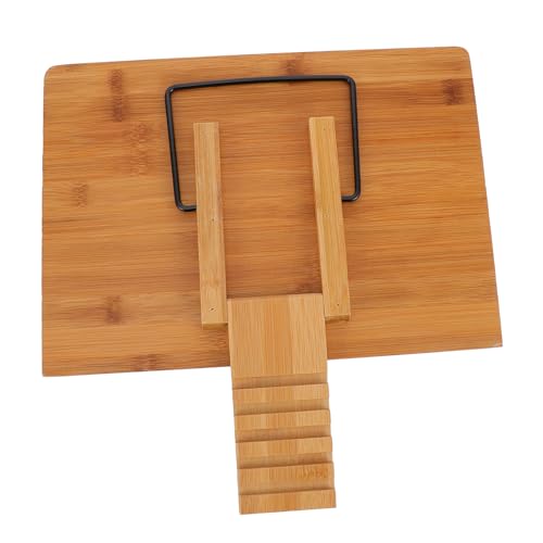 KICHOUSE 1 Stück Bambus Bücherscheibe Flachklasse Tablet-Halter Laptophalter Tafelhalterung Klappgestell Laptop-Halterung Rack für den Heimgebrauch Heimwerkzeug Khaki KICHOUSE 1 Stück Bambus Bücherscheibe Flachklasse Tablet-Halter Laptophalter Tafelhalterung Klappgestell Laptop-Halterung Rack für den Heimgebrauch Heimwerkzeug Khaki von KICHOUSE