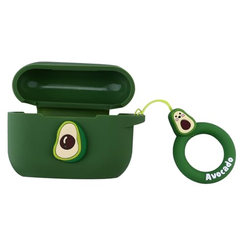 KICHOUSE 1 Stück Kopfhörer Fall Ohrkasten Luft Lagerung Tipps maximaler Fall gehörschutzstöpsel entzückende Abdeckung für kopfhörer Mode-Kopfhörer-Hülle Obst-Kopfhörer-Hülle Kieselgel Green von KICHOUSE