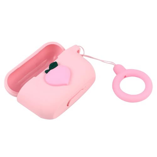 KICHOUSE 1 Stück Kopfhörer Fall Schutzhülle Für Kopfhörerbehälter Groß Ohrhörerschutz Schote Abdeckung Pro-Fall Lagerung Kopfhörerbeutel Tragen Tipps Luft Fit Tragbar Rosa Kieselgel von KICHOUSE