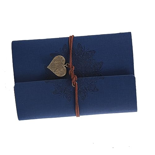 KICHOUSE 1 Stück Notizbuch mit Seilaufwicklung notebooks the notebook notebooke nootbook Retro-Notizbuch Blue KICHOUSE 1 Stück Notizbuch mit Seilaufwicklung notebooks the notebook notebooke nootbook Retro-Notizbuch Blue von KICHOUSE