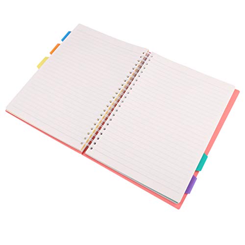 KICHOUSE 1 Stück Verdickter Gerollter Notizblock Hefte Für Die Schule Spiralnotizbuch Süß Liniertes Notizbuch Notizbücher Spiralblock Spiral- Ästhetisches Notizbuch Rosa von KICHOUSE