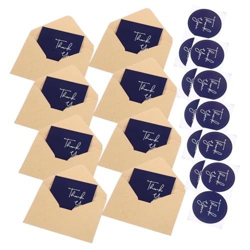 KICHOUSE 10 Sätze Dankeskartenset kleine dankeskarten Aufkleber einfache Karten mit Umschlägen Stand Grußkarten briefumschläge danke Visitenkarten danke karten masse Papier KICHOUSE 10 Sätze Dankeskartenset kleine dankeskarten Aufkleber einfache Karten mit Umschlägen Stand Grußkarten briefumschläge danke Visitenkarten danke karten masse Papier von KICHOUSE