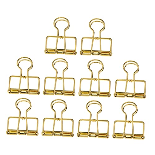 KICHOUSE 10 Stück Goldene Schwalbenschwanzklammern Büroklammern Binderclips Dekorative Klammer Büroklammer Dekorative Büroklammer Bürobedarf Metall Binderclip Papierklammern KICHOUSE 10 Stück Goldene Schwalbenschwanzklammern Büroklammern Binderclips Dekorative Klammer Büroklammer Dekorative Büroklammer Bürobedarf Metall Binderclip Papierklammern von KICHOUSE