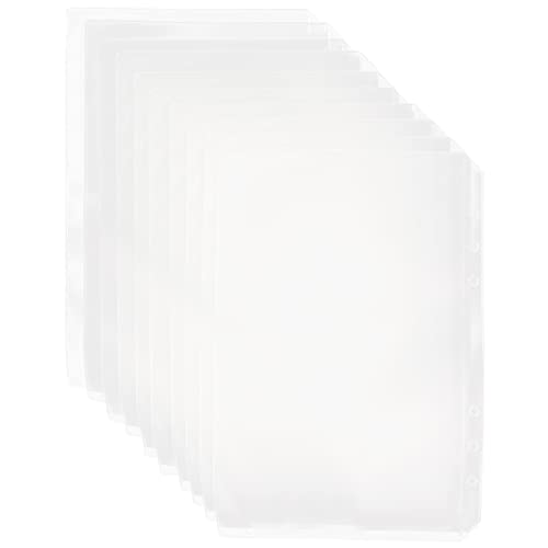 KICHOUSE 10 Stück Informationstasche transparente Aktentaschen Beutel Beschützer mit Dokumentenordner briefumschläge 6-Loch-Mappentaschen transparente Dokumententaschen PVC KICHOUSE 10 Stück Informationstasche transparente Aktentaschen Beutel Beschützer mit Dokumentenordner briefumschläge 6-Loch-Mappentaschen transparente Dokumententaschen PVC von KICHOUSE