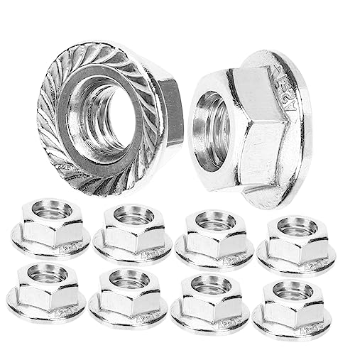 KICHOUSE 10 Stück Sechskantmuttern Nuss gezahnte Flanschmuttern Kontermutter m8 tatsächl haushaltsgeräte stichsäge gezahnter Flansch Sechskantflanschmuttern Rostfreier Stahl Silver KICHOUSE 10 Stück Sechskantmuttern Nuss gezahnte Flanschmuttern Kontermutter m8 tatsächl haushaltsgeräte stichsäge gezahnter Flansch Sechskantflanschmuttern Rostfreier Stahl Silver von KICHOUSE