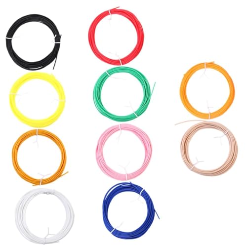 KICHOUSE 10 Stück Verbrauchsmaterial Für Den 3d-druck 3d-druckstange 3d-druckdraht 3d-druckstifte Druckfilament 3d-druck Bei Niedriger Temperatur Colorful von KICHOUSE