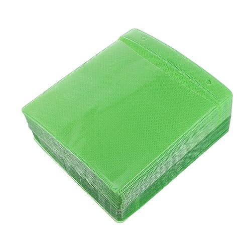 KICHOUSE 100 Stück Cd-Tasche Disc -speicherfall Cd-Aufbewahrungstasche Ärmel Cd-schutzhülle Für Stapelbar DVD-hüllen DVD-aufbewahrungshülle Cdd-Keeper-hülle Cd-DVD-hülle Pp von KICHOUSE