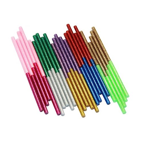 KICHOUSE 100Stücke Bunte Glitzer Klebestifte Praktische Mini Schmelzklebestifte für Kunsthandwerk DIY Projekte Dekoration Heißklebestifte Verschiedenen für Vielseitige KICHOUSE 100Stücke Bunte Glitzer Klebestifte Praktische Mini Schmelzklebestifte für Kunsthandwerk DIY Projekte Dekoration Heißklebestifte Verschiedenen für Vielseitige von KICHOUSE