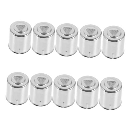 KICHOUSE 10St Magnetron-Emitter Mikrowelle Ofenzubehör Rundloch-Magnetronkappe Ofen ersatz Teil der Magnetronkappe Crimphülsenverschraubung Küchenzubehör Eisen Silver von KICHOUSE