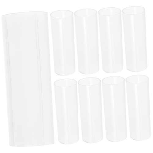KICHOUSE 10Stücke Batterieschutzhüllen Für Zylindrische Batterien Robuste Isolierung Universelle Verwendung Für LED Taschenlampen Langlebige Kunststoffhülle Einfache Handhabung von KICHOUSE