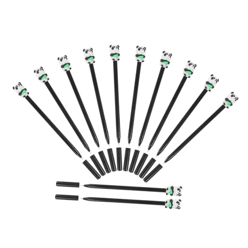 KICHOUSE 12 Stück Cartoon Panda Pen Stifte Kalligraphie Karikatur Cartoon-Stift tierischer Stift Neuheitsstift Tintenstift Panda-Briefpapier Stift im Panda-Design Signaturstift Plastik KICHOUSE 12 Stück Cartoon Panda Pen Stifte Kalligraphie Karikatur Cartoon-Stift tierischer Stift Neuheitsstift Tintenstift Panda-Briefpapier Stift im Panda-Design Signaturstift Plastik von KICHOUSE