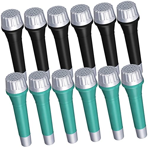 KICHOUSE 12 Stück Kindermikrofon Gefälschtes Mikrofonspielzeug Vorgeben Kleinkind Karaoke Weihnachts-Halloween-kindergeschenke Gefälschtes Mikrofon Für Partygeschenk Plastik von KICHOUSE