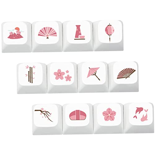 KICHOUSE 12 Stück Kirschblüten Schlüsselkappen Rosa Tastatur Schlüsselanhänger Schlüsselkappen Mechanische Schlüsselkappen Farbe Benutzerdefinierte Schlüssel Farbige Kappen Schlüsselkappen KICHOUSE 12 Stück Kirschblüten Schlüsselkappen Rosa Tastatur Schlüsselanhänger Schlüsselkappen Mechanische Schlüsselkappen Farbe Benutzerdefinierte Schlüssel Farbige Kappen Schlüsselkappen von KICHOUSE